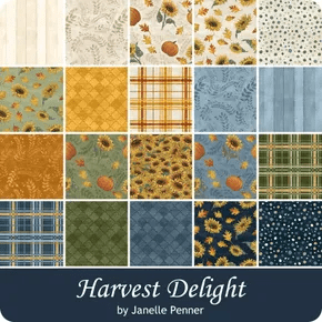 Harvest Delight 10" Squares Multi 42 Pieces - Nebraska Quilt Company - PC260930