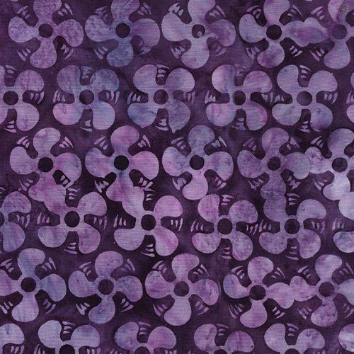 Heavy Metal Fan Purple Boysenberry - 122322485 - Island Batik - Nebraska Quilt Company - F08068