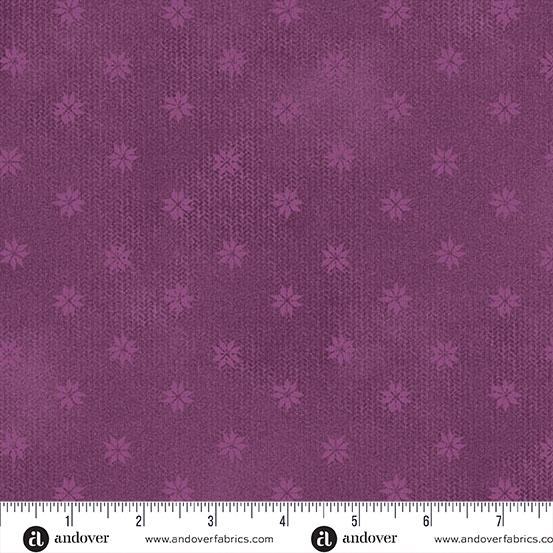 Heima Knit Crowberry Purple - A - 1635 - P - Andover Fabrics - Nebraska Quilt Company - F2501664