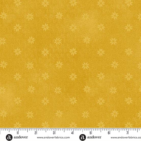 Heima Knit Dandelion Yellow - A - 1635 - Y - Andover Fabrics - Nebraska Quilt Company - F2501666