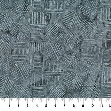 Hexies Dark Gray - 81700 - 94 - Banyan Batiks - Nebraska Quilt Company - F251606