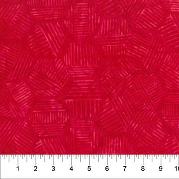 Hexies Lipstick Red - 81700 - 24 - Banyan Batiks - Nebraska Quilt Company - F06062