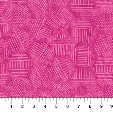 Hexies Magenta - 81700 - 27 - Banyan Batiks - Nebraska Quilt Company - F2402268