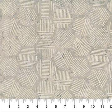 Hexies Mushroom Gray - 81700 - 33 - Banyan Batiks - Nebraska Quilt Company - F251600
