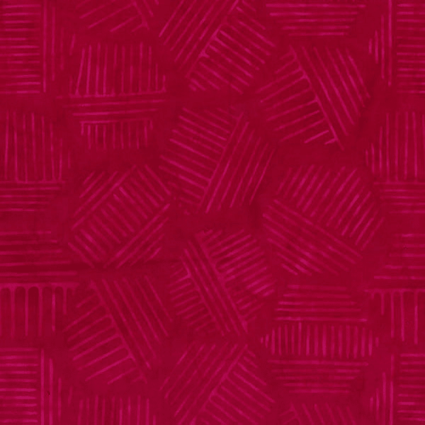 Hexies Raspberry - 81700 - 23 - Banyan Batiks - Nebraska Quilt Company - F06061