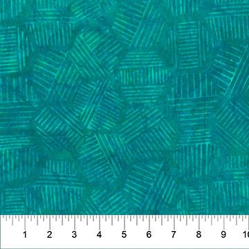 Hexies Turquoise - 81700-62 - Banyan Batiks - Nebraska Quilt Company - F2402269