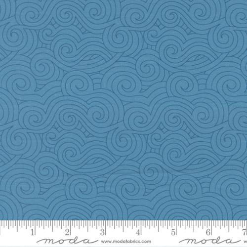 High Flight Turbulence Blender Swirls Lake - 45065 16 - Moda Fabrics - Nebraska Quilt Company - F2501766