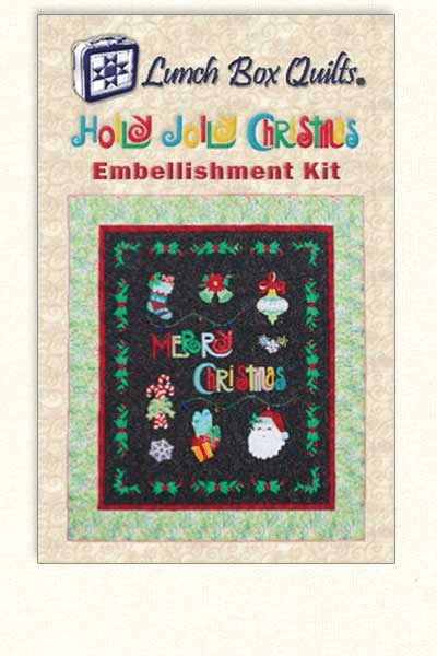 Holly Jolly Christmas Embellishment Kit - Nebraska Quilt Company - N261241