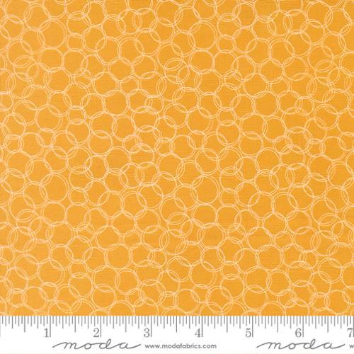 Honeyed Horizon Loopsy Loop Honey Orange - 47017 13 - Moda Fabrics - Nebraska Quilt Company - F260832