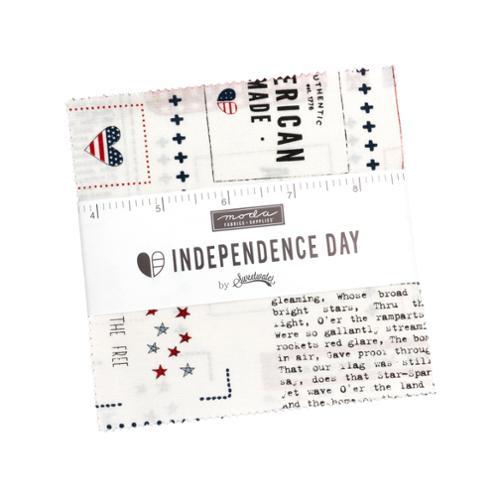 Independence Day 5" Squares 40 Pieces - Nebraska Quilt Company - PC260491