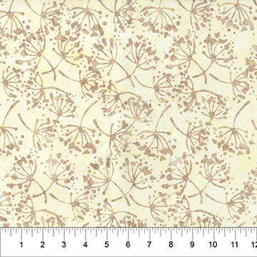 Ink And Petal Dandelion Ivory - 82011-12 - Banyan Batiks - Nebraska Quilt Company - F261570