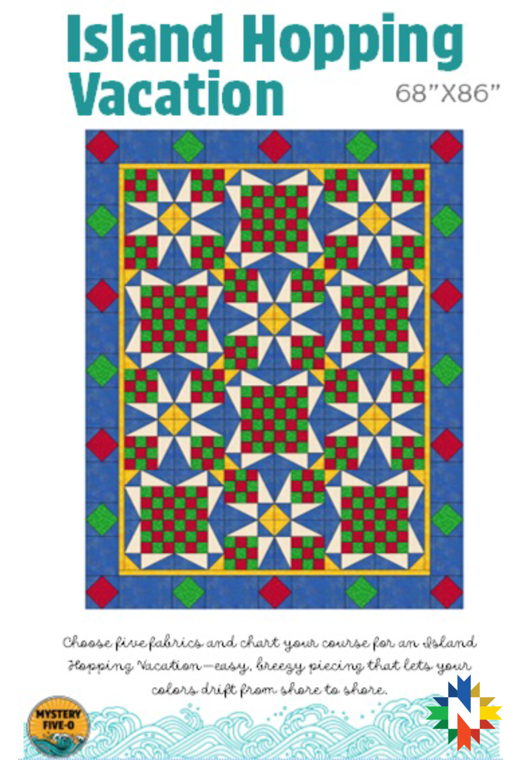 Island Hopping Vacation Pattern - Nebraska Quilt Company - PUB261257