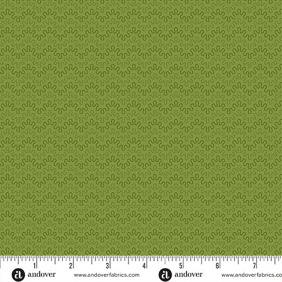 Itsy Bits Fern Ripple - A - 1458 - G - Andover Fabrics - Nebraska Quilt Company - F2401864