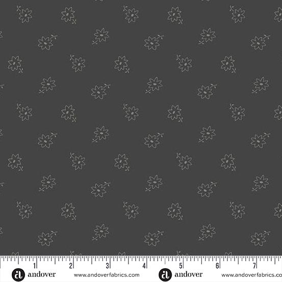Itsy Bits Space Grey Aster - A - 1451 - C - Andover Fabrics - Nebraska Quilt Company - F2401842