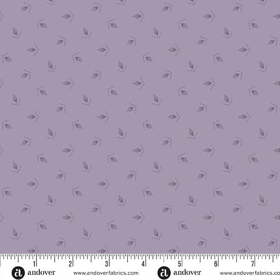 Itsy Bits Wisteria Pine Cone - A - 1461 - P - Andover Fabrics - Nebraska Quilt Company - F2401874