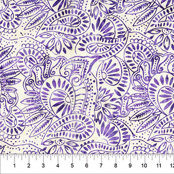 Jasmine Jewels Paisley Ivory - 82082-12 - Banyan Batiks - Nebraska Quilt Company - F261966
