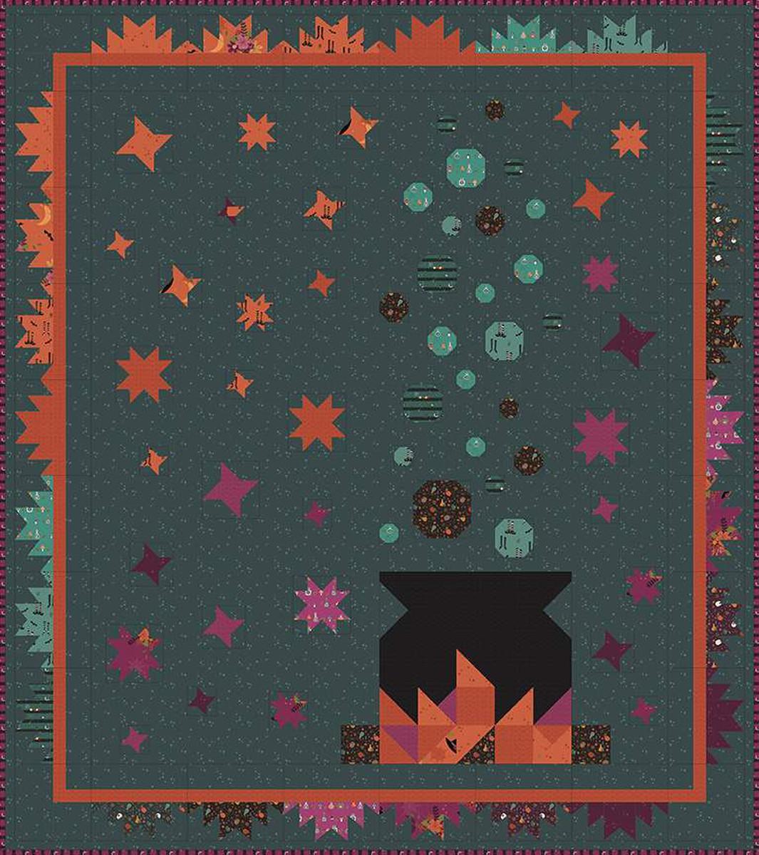Jennifer Long Bubbling Brew Quilt Pattern - Nebraska Quilt Company - PUB07807