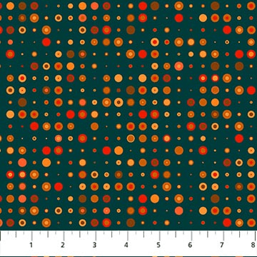 Jewel Box Orange Topaz - 10486 - 63 - Patrick Lose Fabrics - Nebraska Quilt Company - F07830