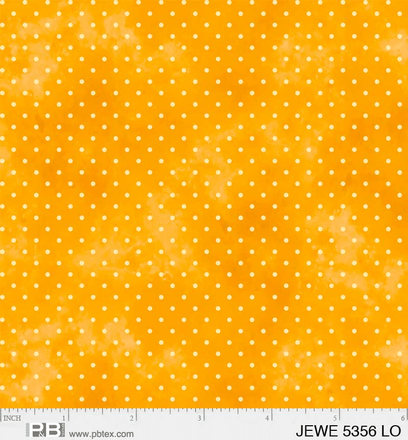 Jewel Pin Dot Light Orange - JEWE 5356 LO - P & B Textiles - Nebraska Quilt Company - Jewel Pin Dot Light Orange - JEWE 5356 LO - P & B Textiles
