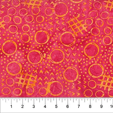 Jitterbug Circles Red - 83390 - 22 - Banyan Batiks - Nebraska Quilt Company - F2402233