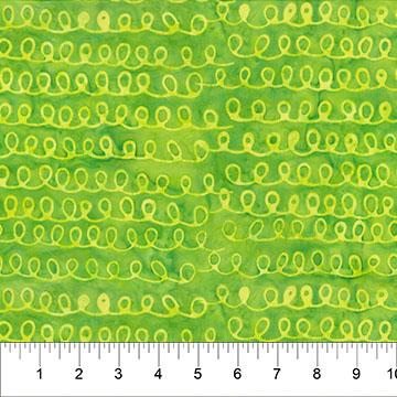 Jitterbug Loops Green - 83391 - 72 - Banyan Batiks - Nebraska Quilt Company - F2402261