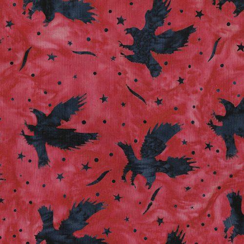 Jubilee Eagles Red Cardinal - 122460370 - Island Batik - Nebraska Quilt Company - F2403214