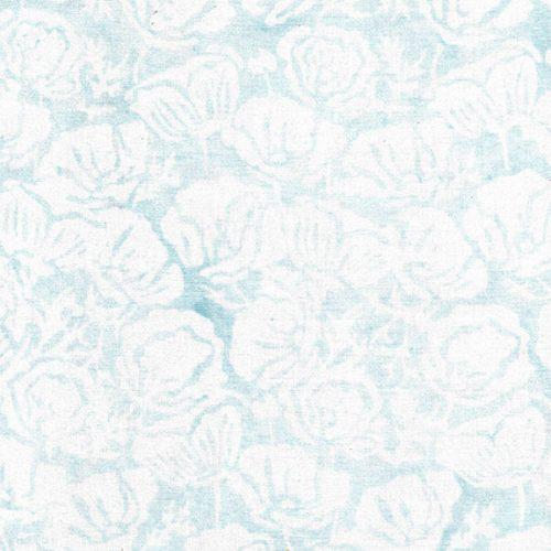 Jubilee Poppies Floral Blue Sky - 122456510 - Island Batik - Nebraska Quilt Company - F2403206