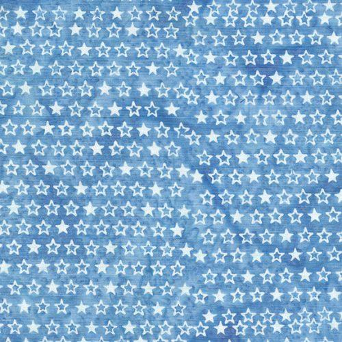 Jubilee Stars Blue Chambray - 122452515 - Island Batik - Nebraska Quilt Company - F2403210