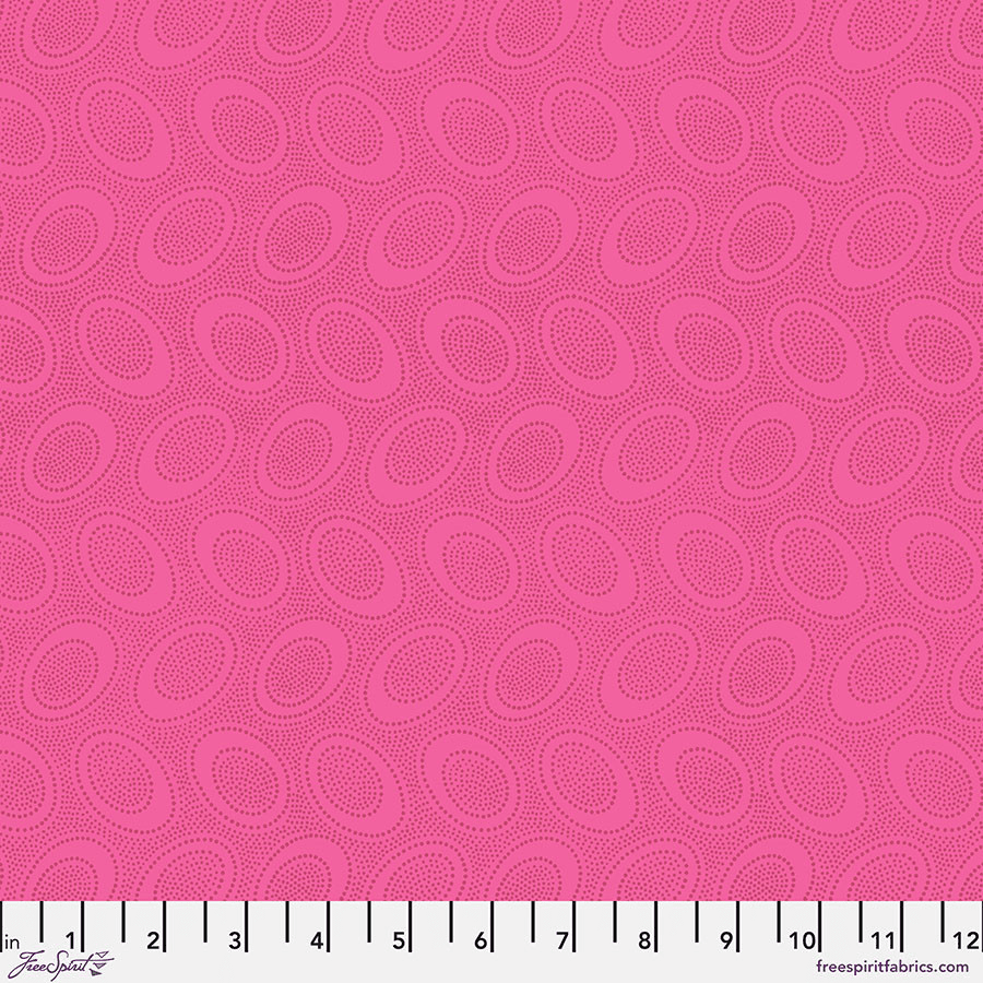 Kaffe Fassett Collective Classics Aboriginal Dot Shocking Pink - PWGP071.SHOCK - FreeSpirit Fabrics - Nebraska Quilt Company - F251703