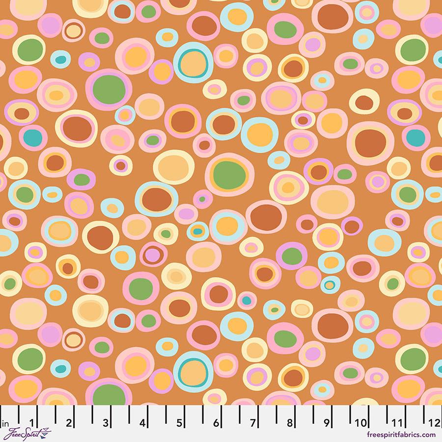 Kaffe Fassett Collective Classics Bubbles Ochre - PWGP015.OCHRE - Free Spirit - Nebraska Quilt Company - F260189