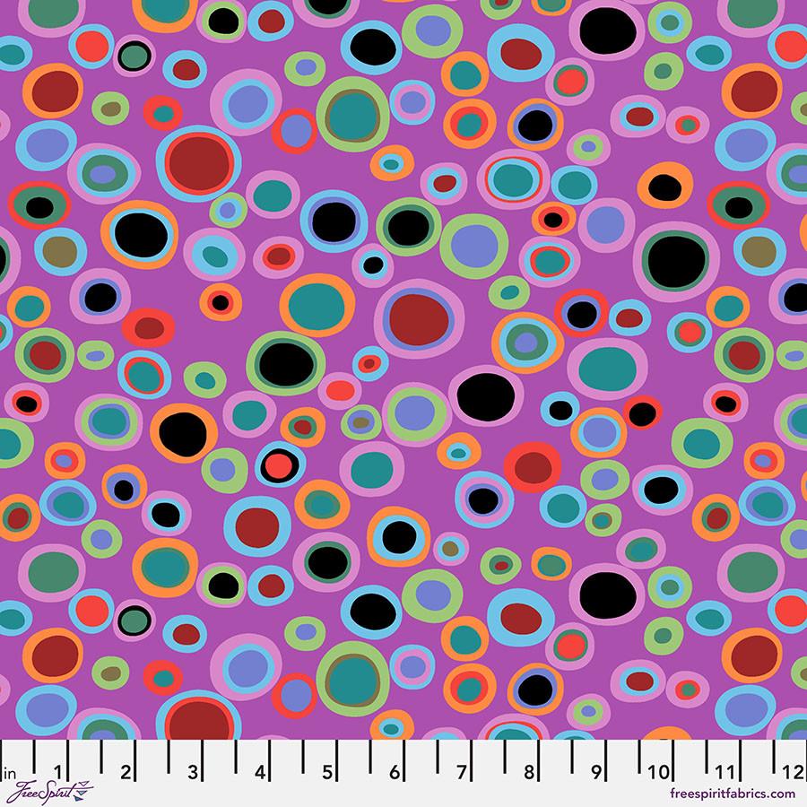 Kaffe Fassett Collective Classics Bubbles Plum - PWGP015.PLUM - Free Spirit - Nebraska Quilt Company - F260191