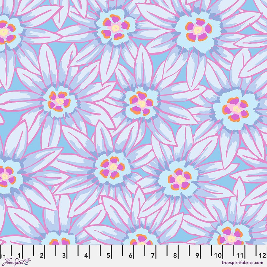 Kaffe Fassett Collective Classics Potentilla Blue - PWGP064.BLUE - Free Spirit - Nebraska Quilt Company - F260235