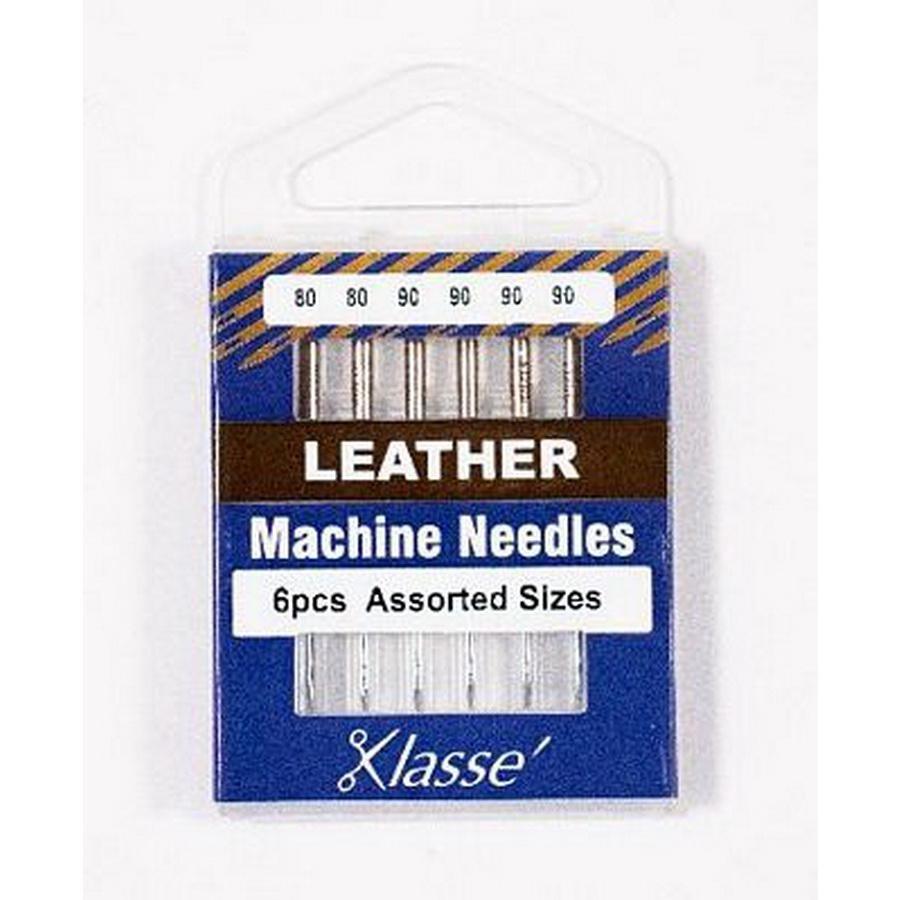 Klasse Leather Machine Needle 80/12 90/14 - 6ct - Nebraska Quilt Company - AAA5104.991