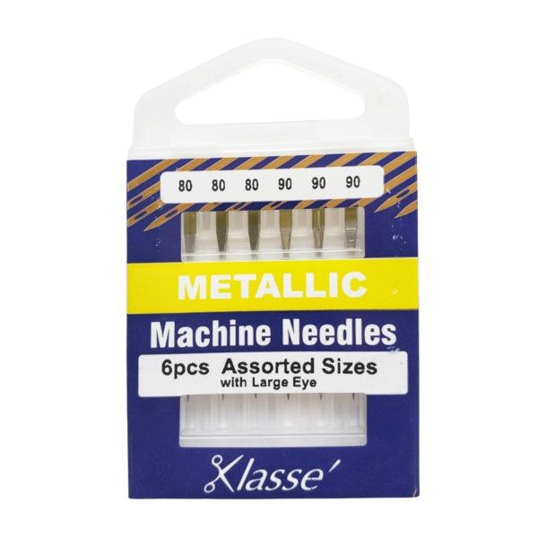 Klasse Metallic Machine Needle 80/12 90/14 - 6ct - Nebraska Quilt Company - AAA5109.991