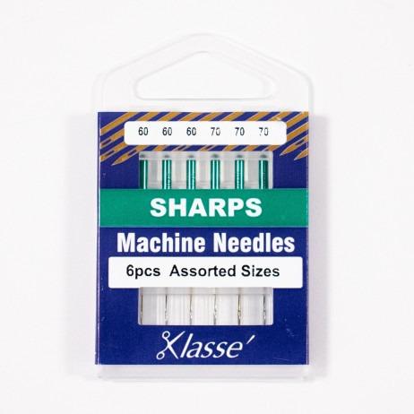 Klasse Sharps Machine Needle 60/8 70/10 - 6ct - Nebraska Quilt Company - AAA5105.992