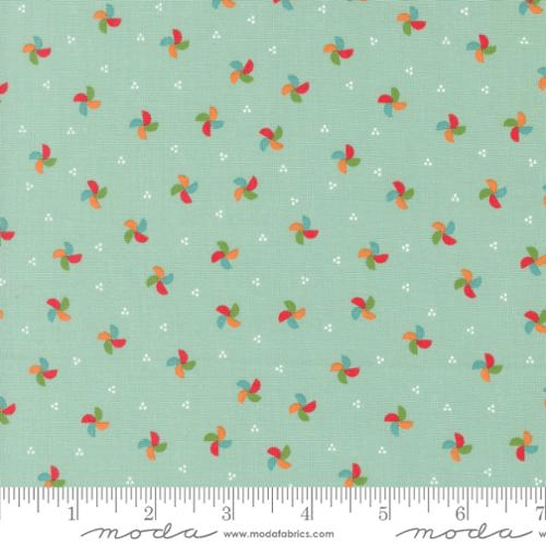 Laguna Sunrise Pinwheel Blenders Home Town Sky - 37684 15 - Moda Fabrics - Nebraska Quilt Company - F09582