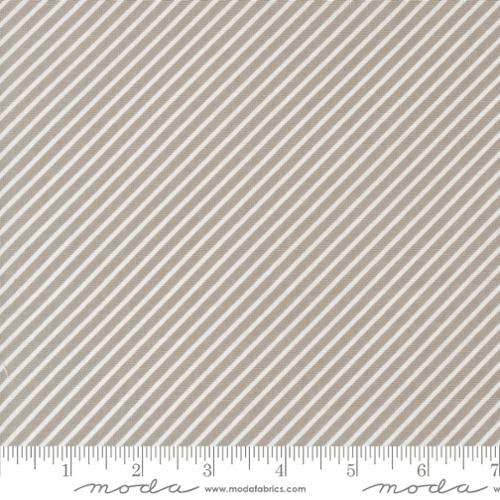 Laguna Sunrise Stripe Stripes Stone - 37687 12 - Moda Fabrics - Nebraska Quilt Company - F09611