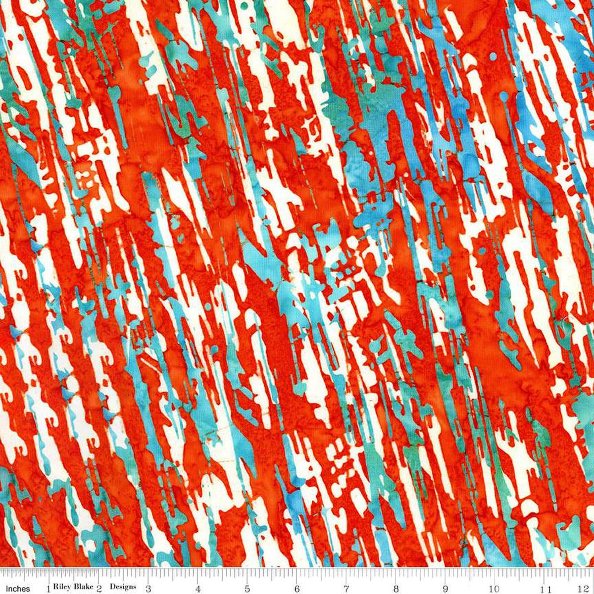 Let's Play Ball! Streaks Papaya - BT23170 - 237 - Riley Blake Designs - Nebraska Quilt Company - F2401135