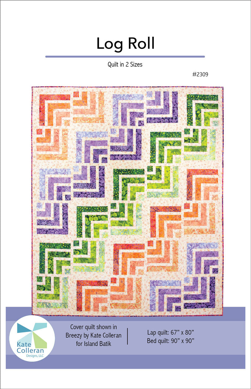 Log Roll Quilt Pattern - Nebraska Quilt Company - PUB07981