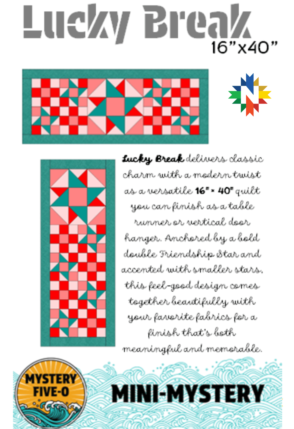 Lucky Break Pattern - Nebraska Quilt Company - PUB261267