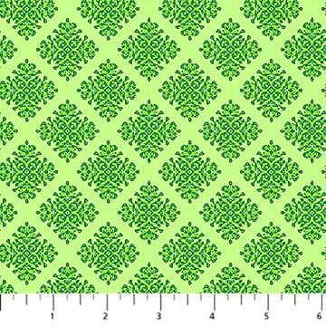 Lucky Irish Damask Shamrock Green - 10528 - 72 - Patrick Lose Fabrics - Nebraska Quilt Company - F2400128
