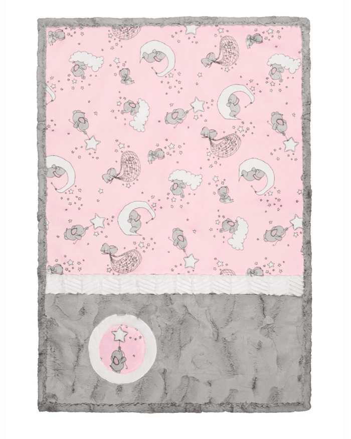 Lullaby Cuddle® Kit Lucky Star Blush - Nebraska Quilt Company - K2502227