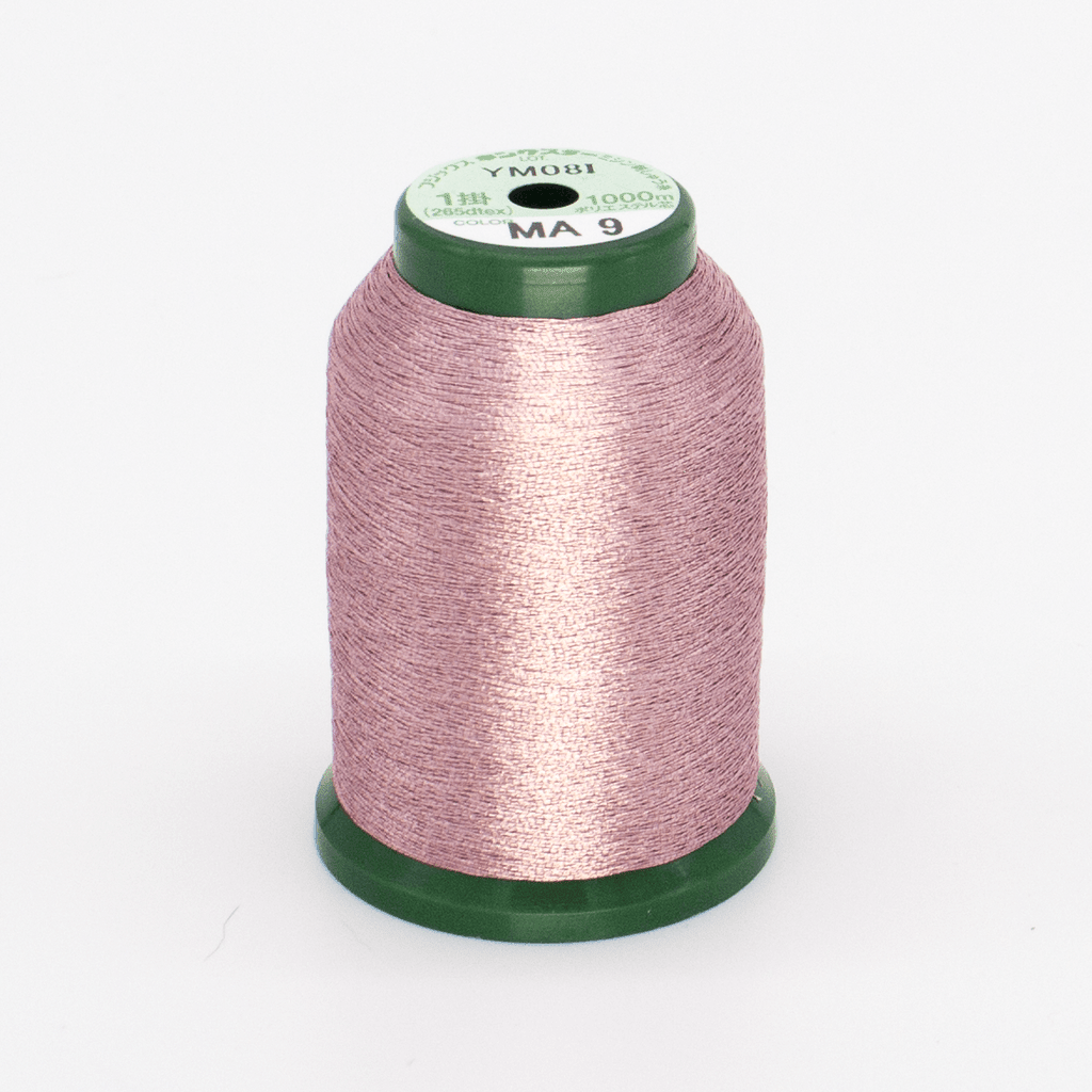MA10 Carnation Pink Metallic 40wt Kingstar Thread 1000M - Nebraska Quilt Company - F261733