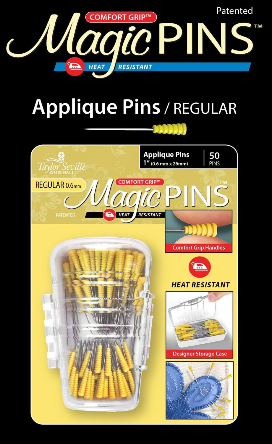 Magic Pins Applique Regular 50 Count - Nebraska Quilt Company - N2400300