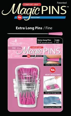 Magic Pins Extra Long Fine 100 Count - Nebraska Quilt Company - N15598