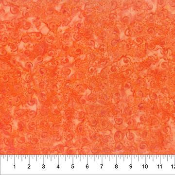 Majesty Swirl Orange - 83502 - 59 - Banyan Batiks - Nebraska Quilt Company - F250478