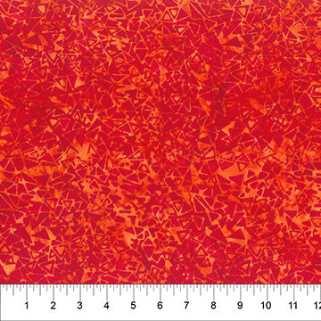 Makisu Triangle Toss - Lipstick Red - 83274 - 1013 - Banyan Batiks - Nebraska Quilt Company - F08799