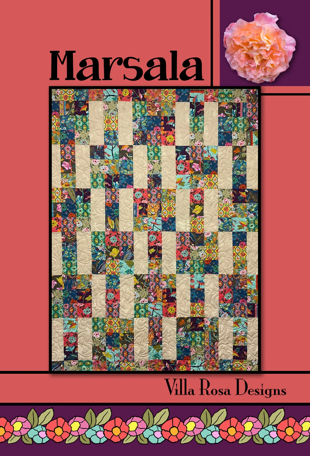 Marsala Quilt Pattern - Nebraska Quilt Company - PUB261243