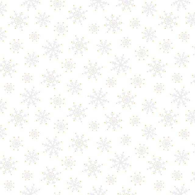Merry Mix Snowflakes Metallic White - MASM11115 - W - Maywood Studios - Nebraska Quilt Company - F261106