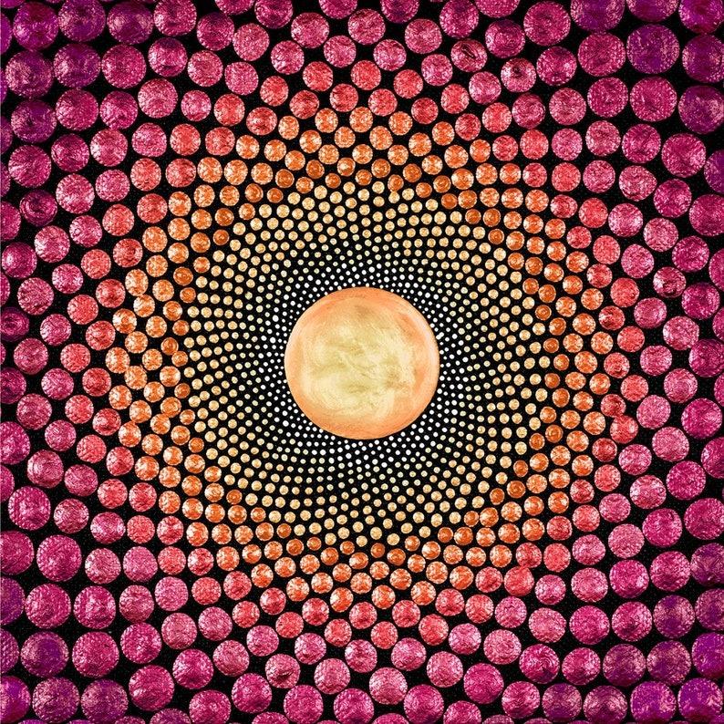 Mindful Mandalas Warm Large Panel 42" x 44" - Nebraska Quilt Company - PAN2401108